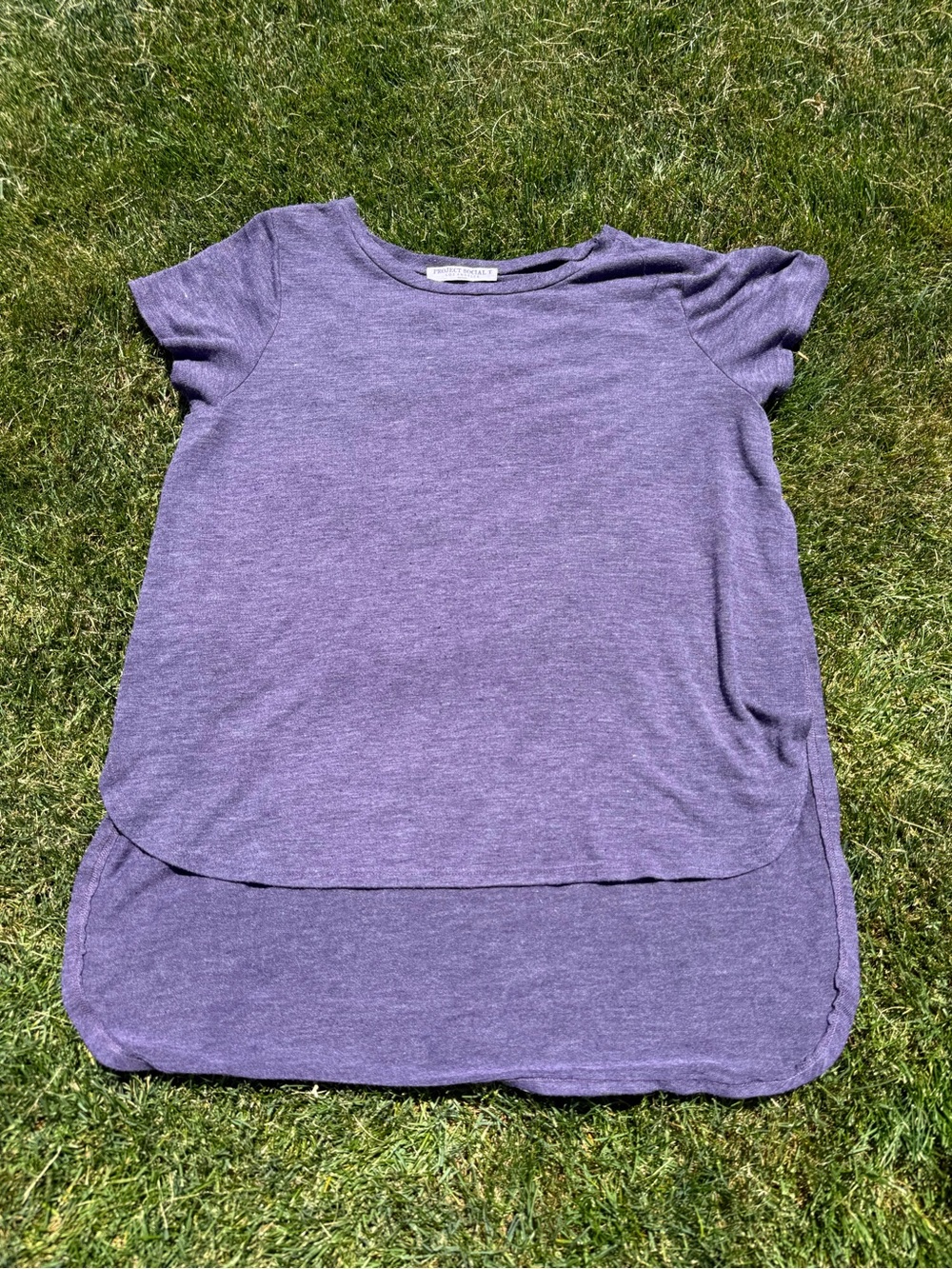 Project Social T Heather Lavender Short Sleeve Tee